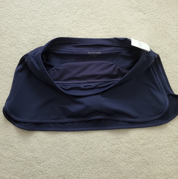 SOLD WT Athleta Navy Tidal Swim/Sport Skirt szM - Picture 11 of 11
